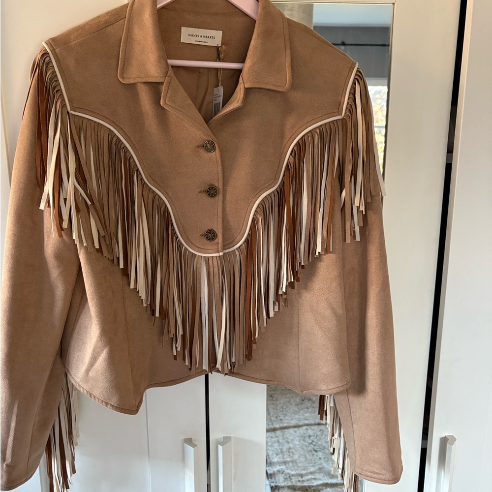 Saints and Hearts Fringe Women's Jacket